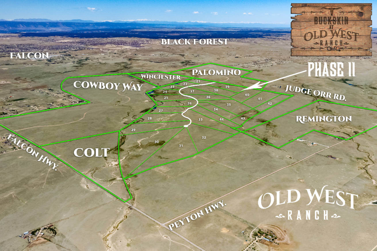 Buckskin - Old West Ranch Land for sale near Colorado Springs